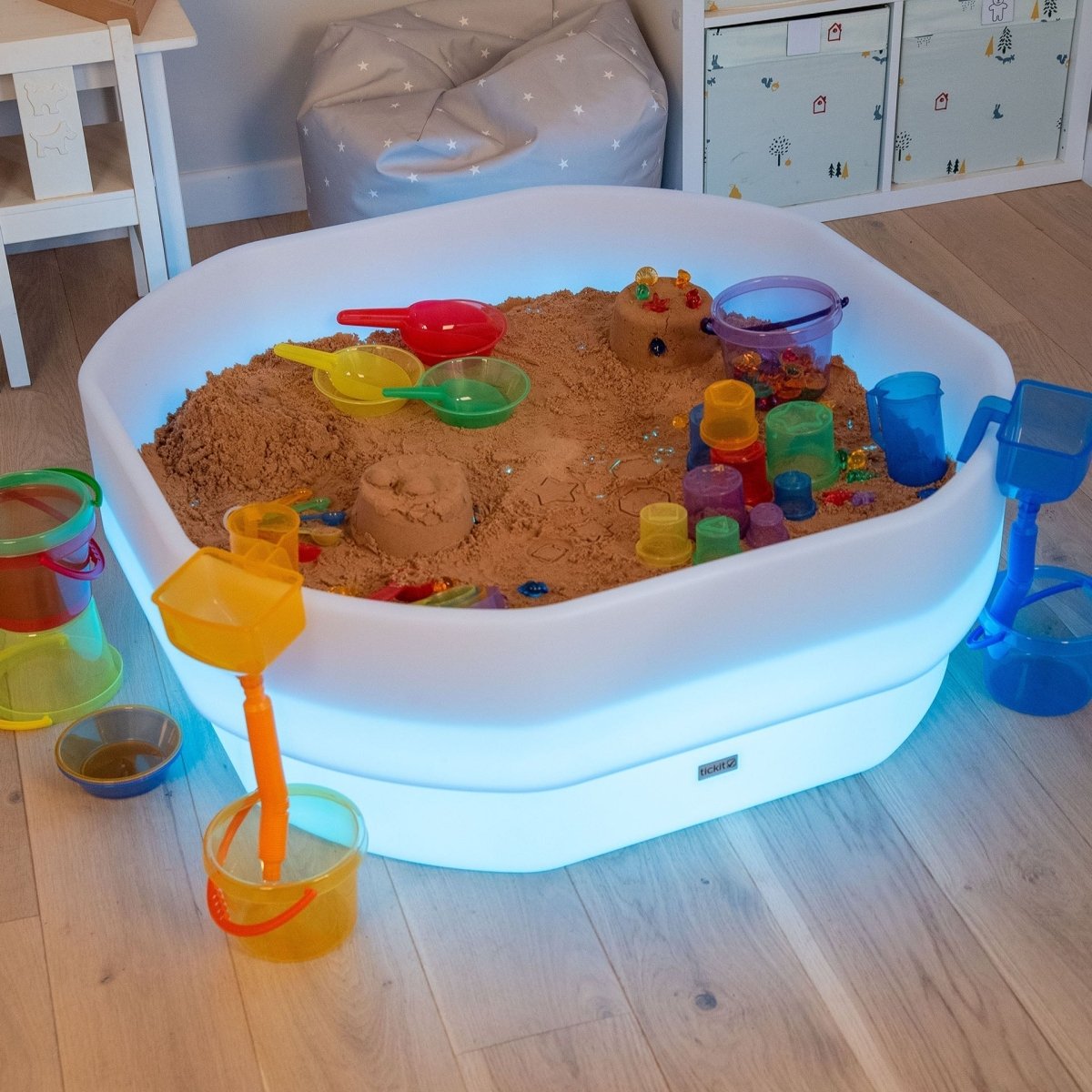 Discovery Glow Tuff Table – Baby Toys & Activity Equipment for children, available at Learning Bugs UK