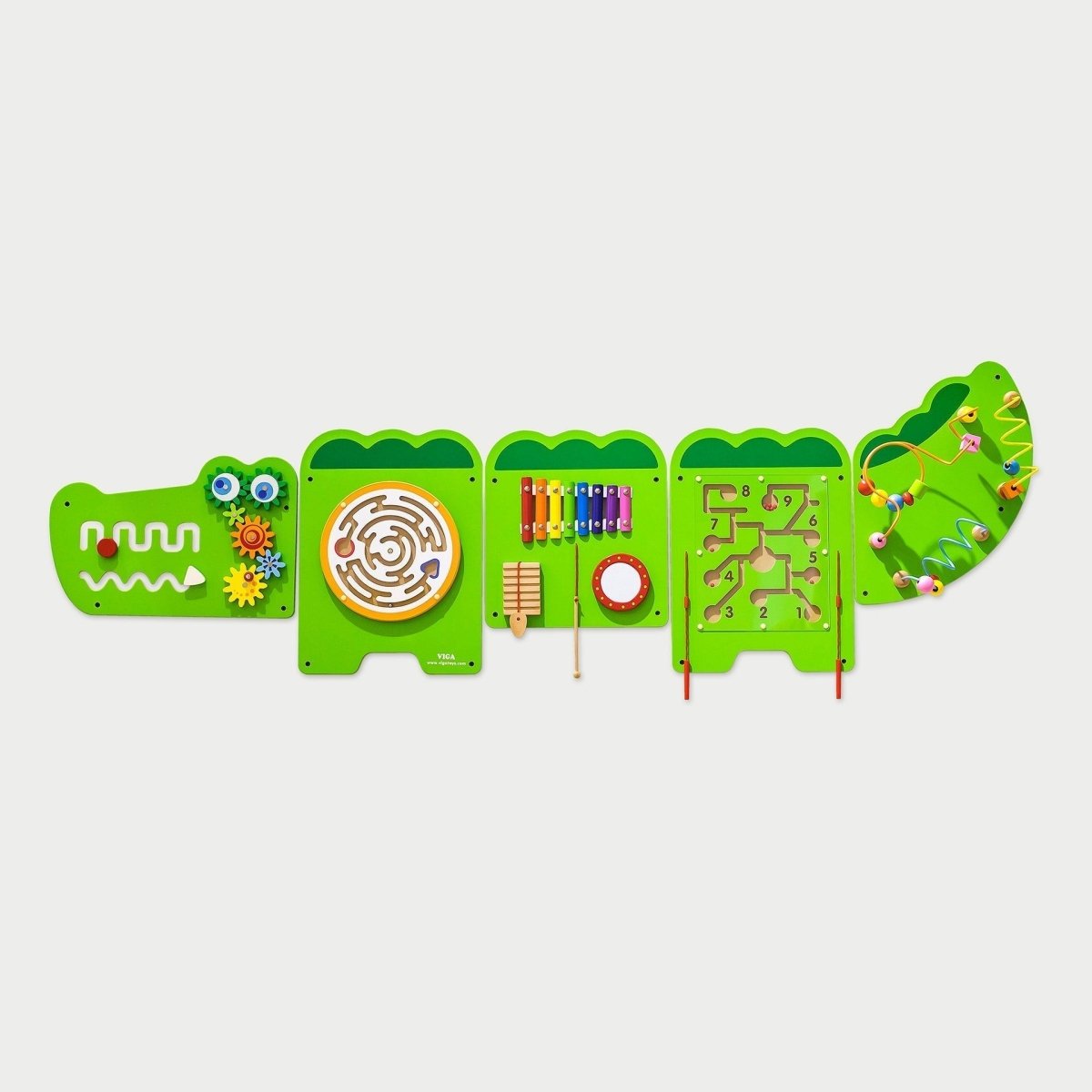 Crocodile Activity Wall Panels – Baby Toys & Activity Equipment for children, available at Learning Bugs UK