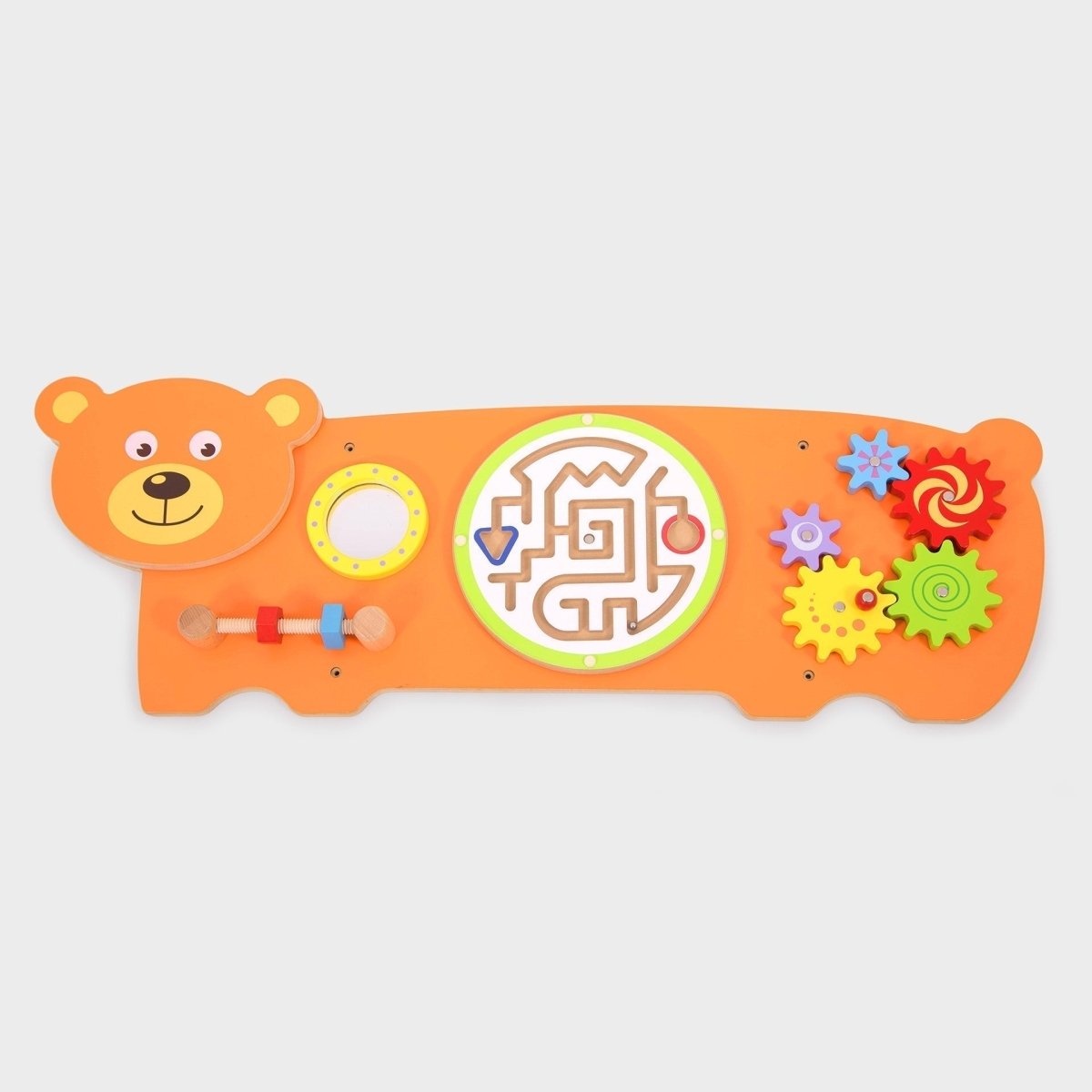 Bear Activity Wall Panel – Baby Toys & Activity Equipment for children, available at Learning Bugs UK
