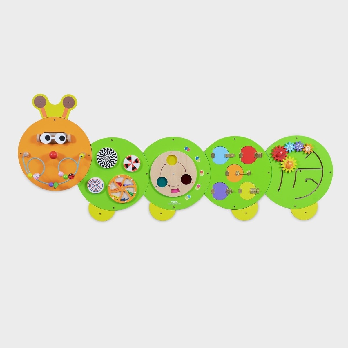 Caterpillar Activity Wall Panels – Baby Toys & Activity Equipment for children, available at Learning Bugs UK