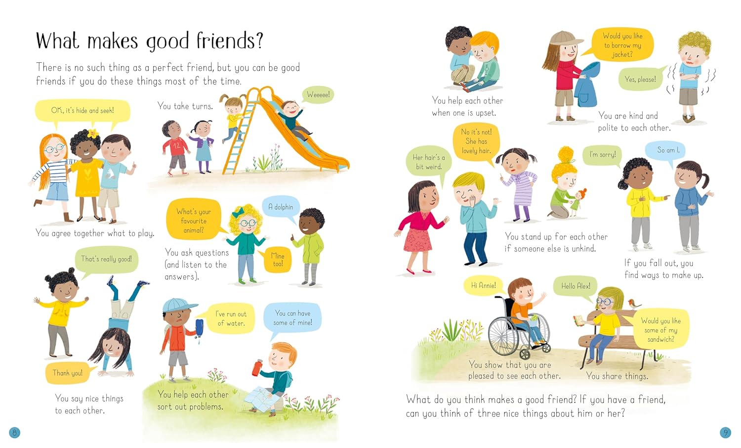 Usborne All About Friends by Usborne Books - Learning Bugs UK