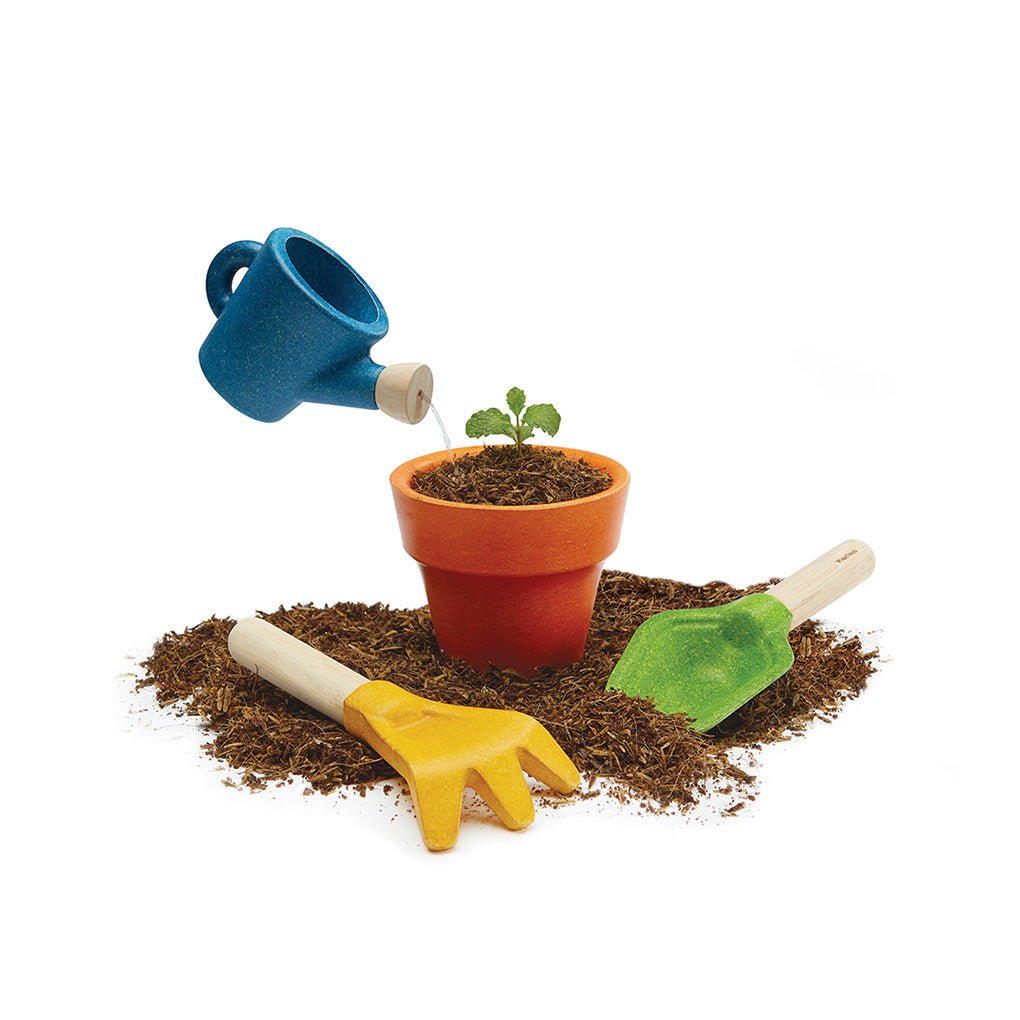 PlanToys Gardening Set – Active Play for children, available at Learning Bugs UK