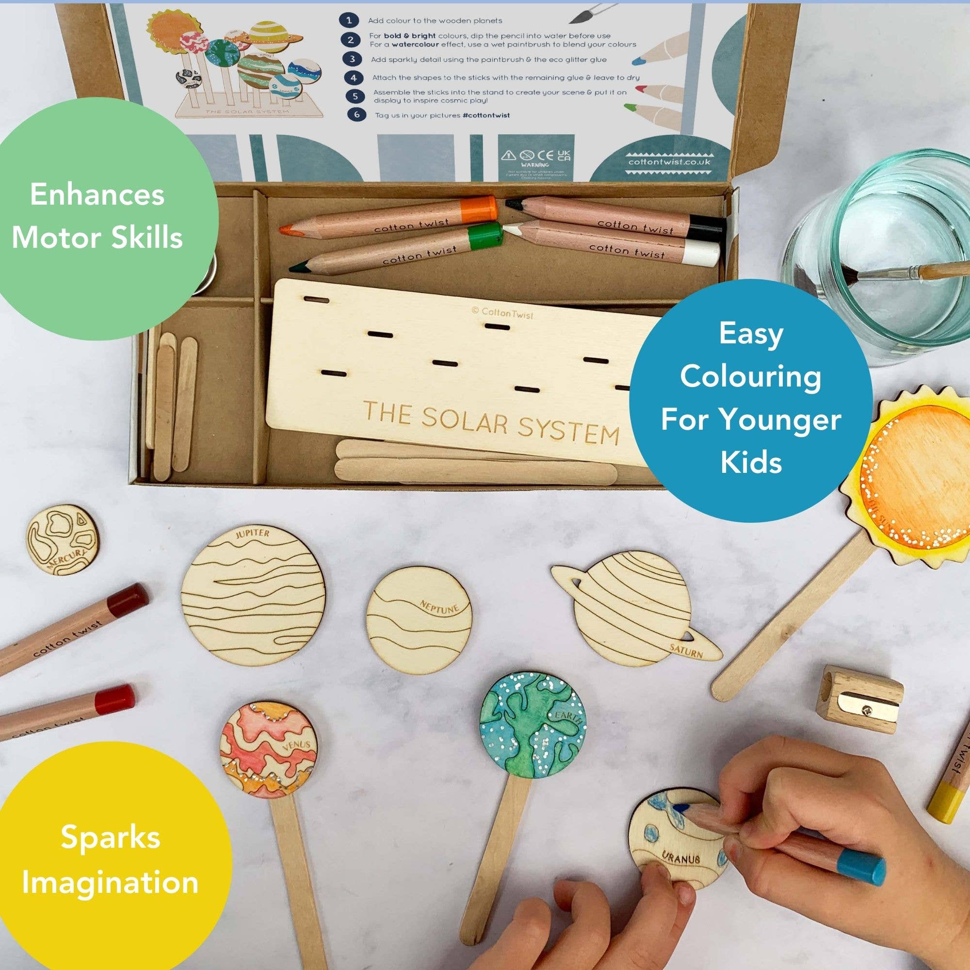 Buy Solar System Craft Kit | Art and Craft Box for kids by Learning Bugs UK