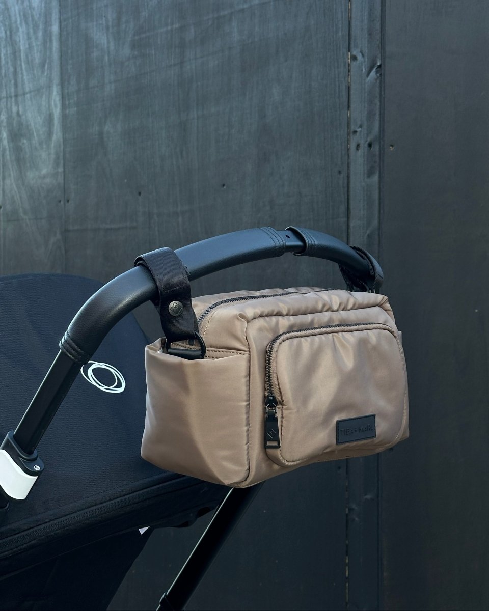 Inka Buggy Organiser Mocha Woven – Buggy Organiser for children, available at Learning Bugs UK
