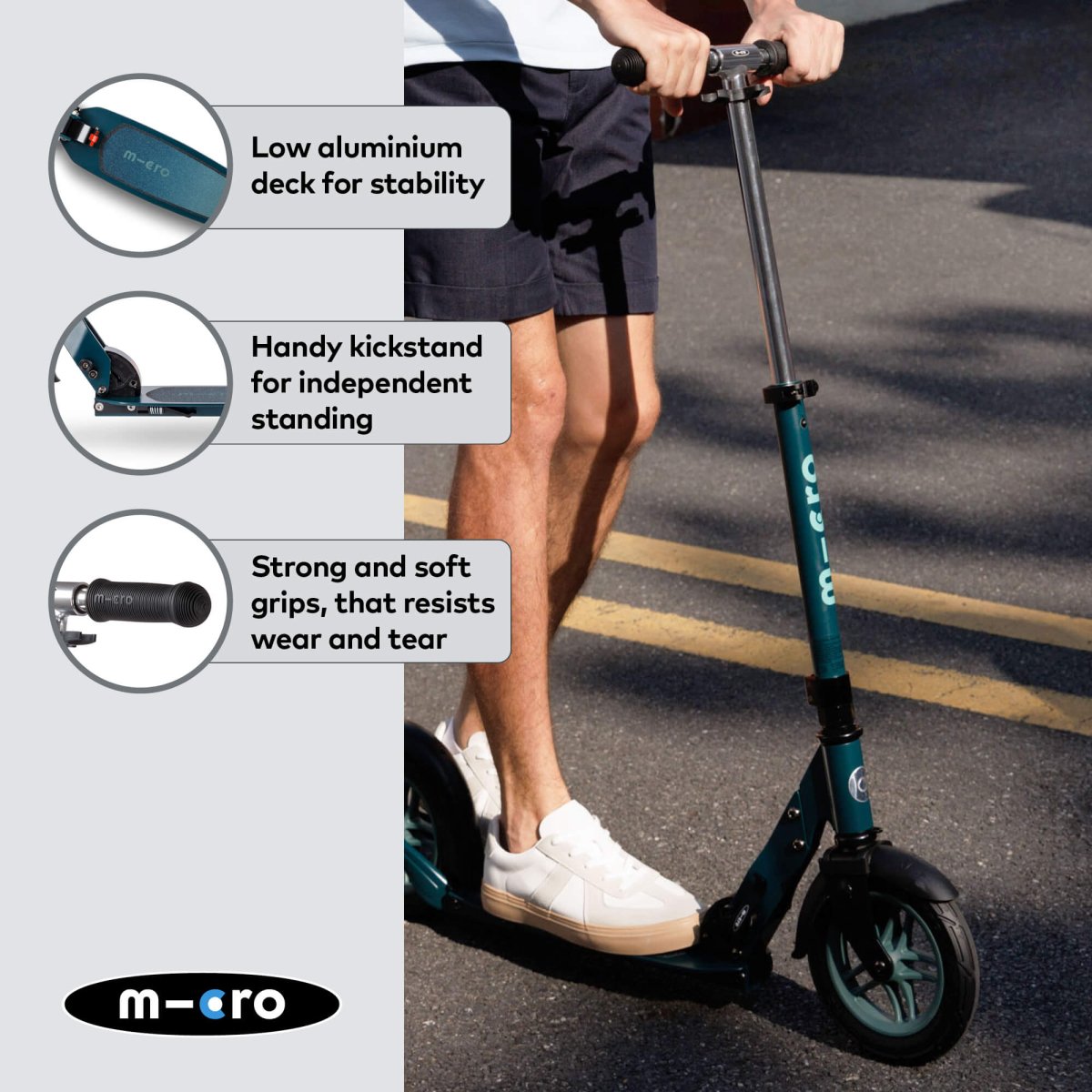 Micro Classic Nanogrid Wheel Scooter – for children, available at Learning Bugs UK
