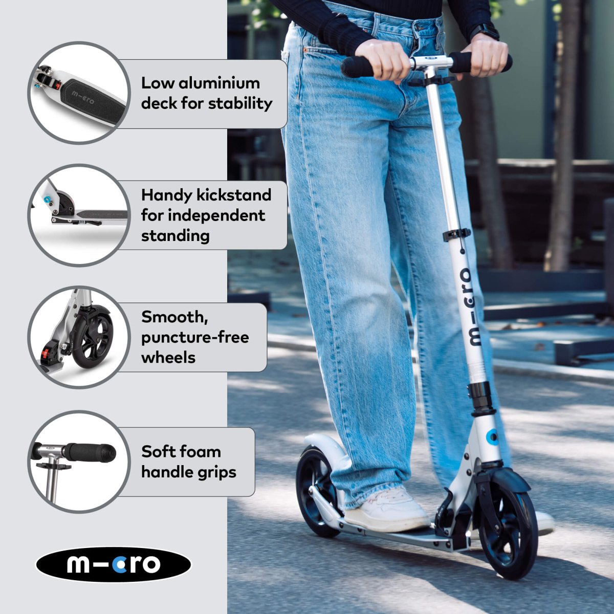 Micro Classic Adult Scooter – for children, available at Learning Bugs UK