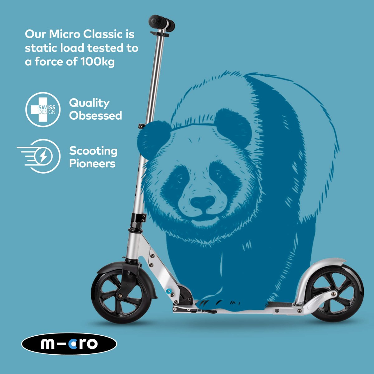 Micro Classic Adult Scooter – for children, available at Learning Bugs UK