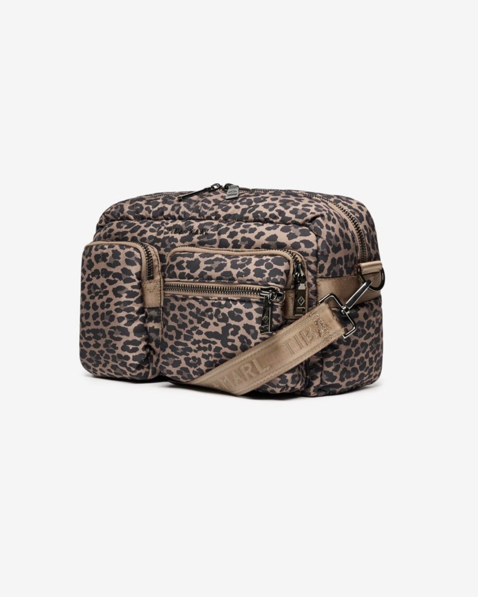 Axel Buggy Organiser / Changing Bag Brown Tonal Leopard – Compact Changing Bag for children, available at Learning Bugs UK