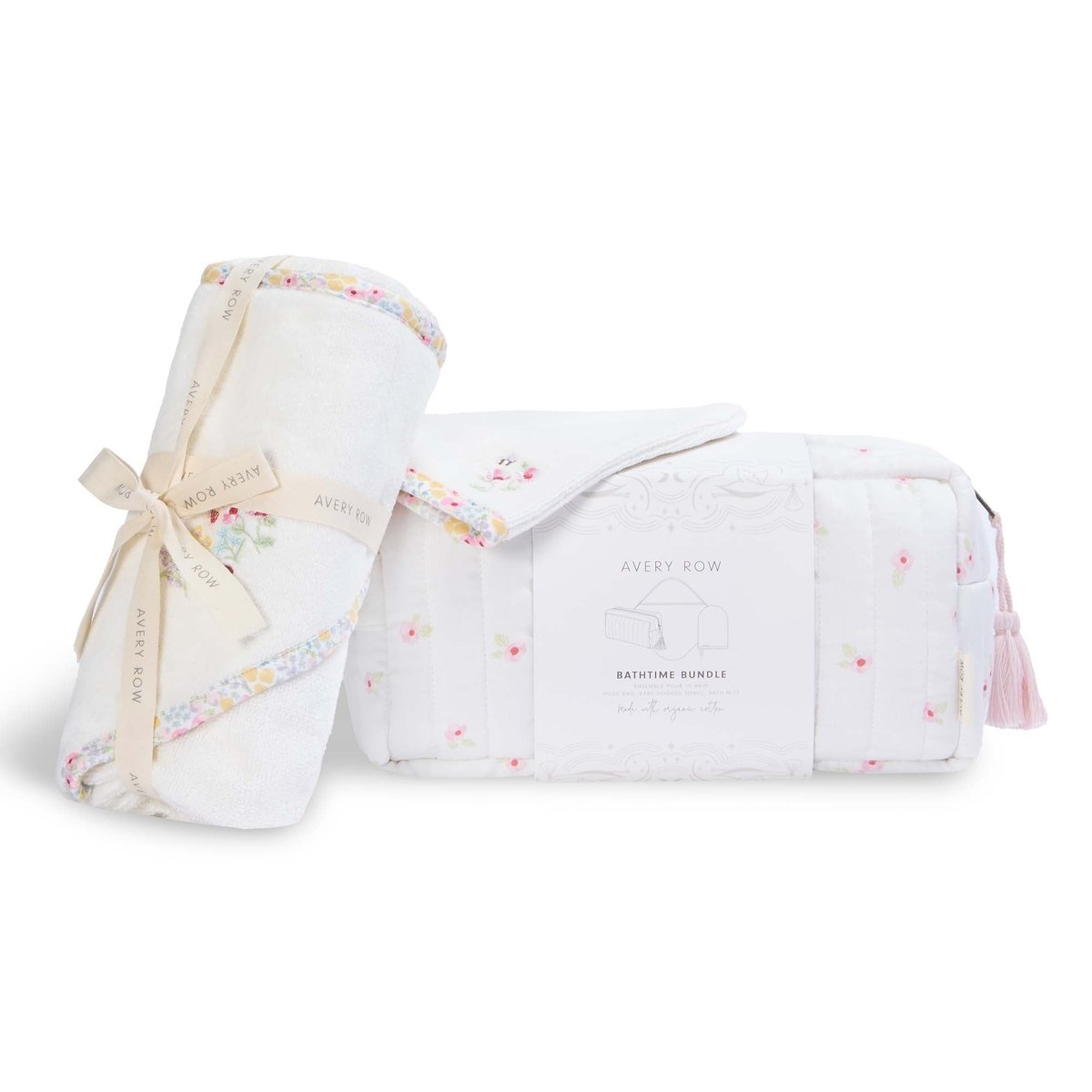 Bathtime Bundle New Baby Gift Set - Wildflower Garden – for children, available at Learning Bugs UK