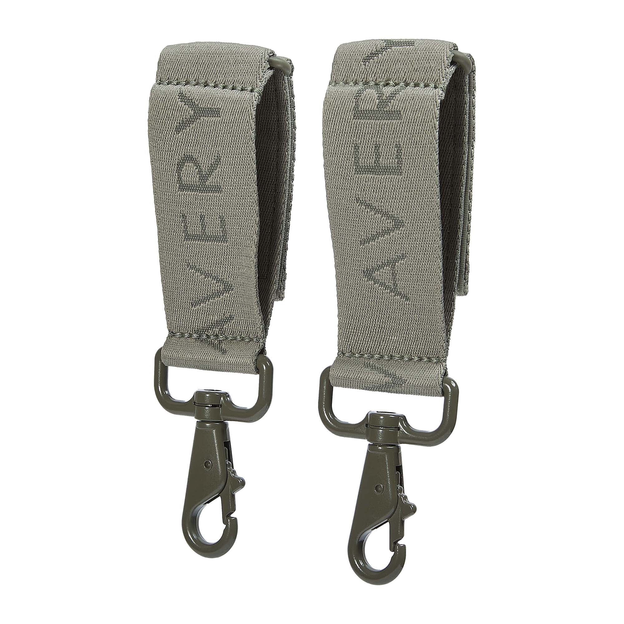 Logo Pram Bag Clips - Olive