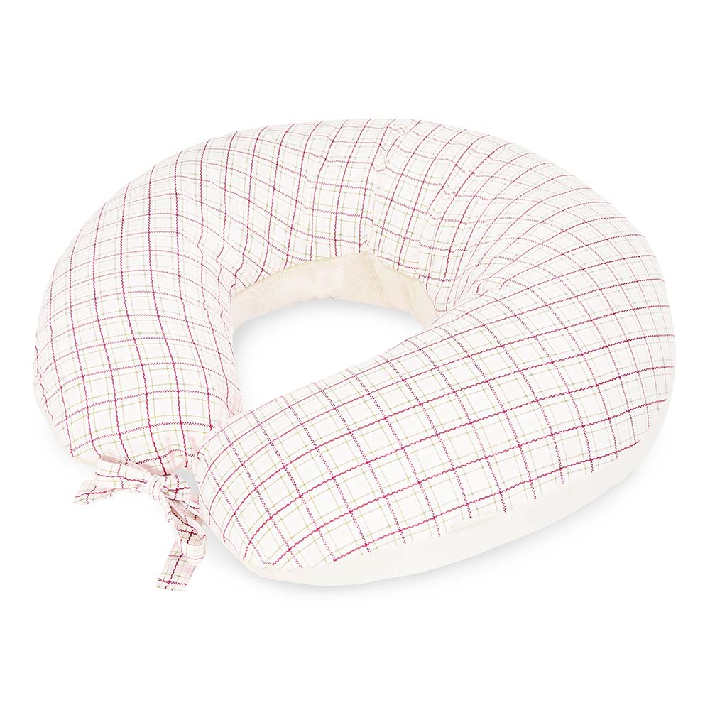 Nursing Pillow - Pink Check