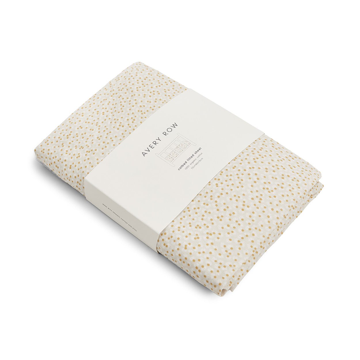 Buy Organic Cotbed Fitted Sheet - Daisy Meadow | Bedding for kids by Learning Bugs UK