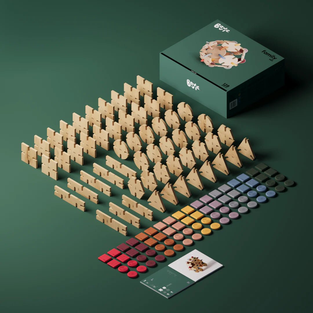 Bavvic Family Set 128pcs – for children, available at Learning Bugs UK