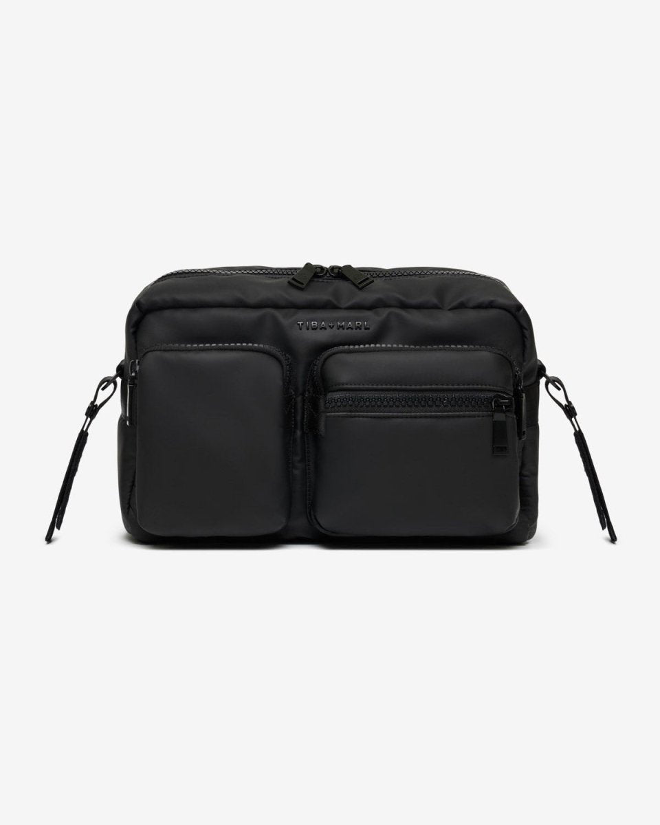Axel Buggy Organiser / Changing Bag Matte Black – Compact Changing Bag for children, available at Learning Bugs UK