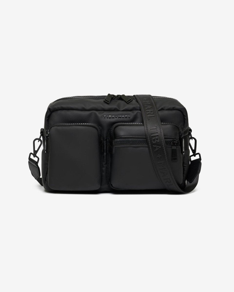Axel Buggy Organiser / Changing Bag Matte Black – Compact Changing Bag for children, available at Learning Bugs UK