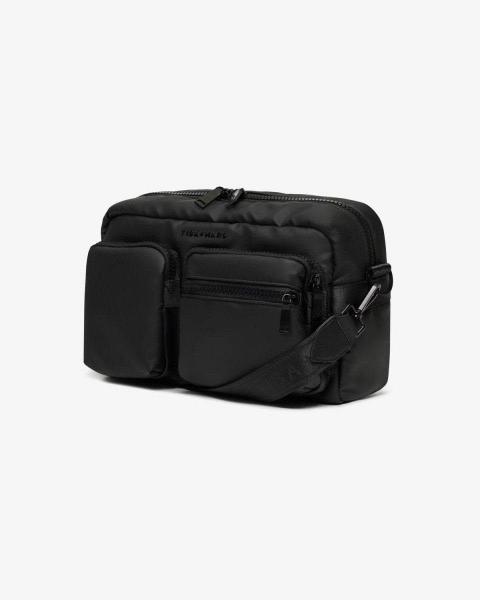 Axel Buggy Organiser / Changing Bag Matte Black – Compact Changing Bag for children, available at Learning Bugs UK
