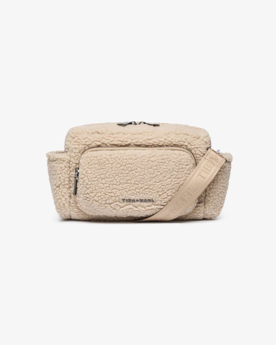 Inka Buggy Organiser Beige Borg Fleece – Buggy Organiser for children, available at Learning Bugs UK