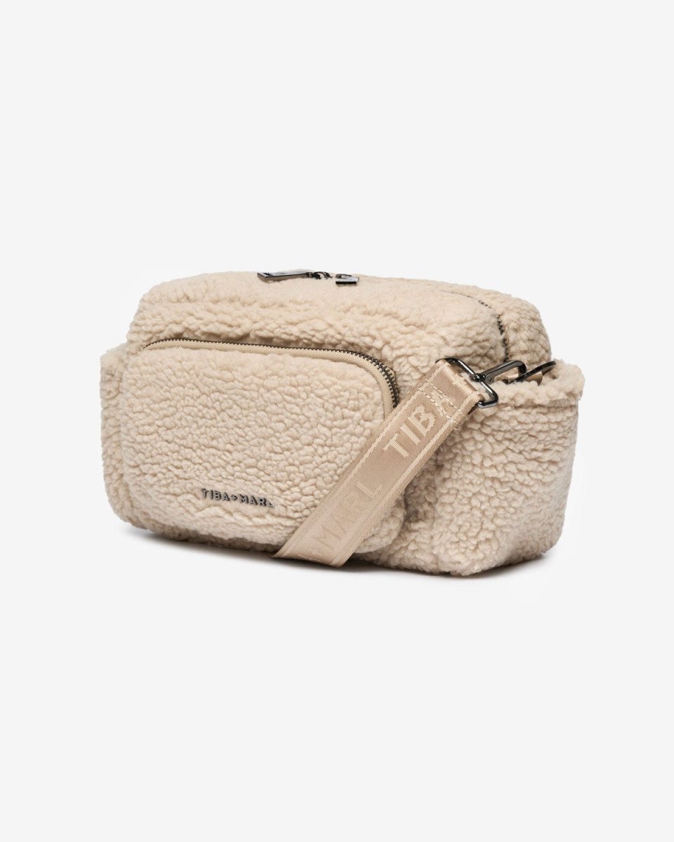 Inka Buggy Organiser Beige Borg Fleece – Buggy Organiser for children, available at Learning Bugs UK