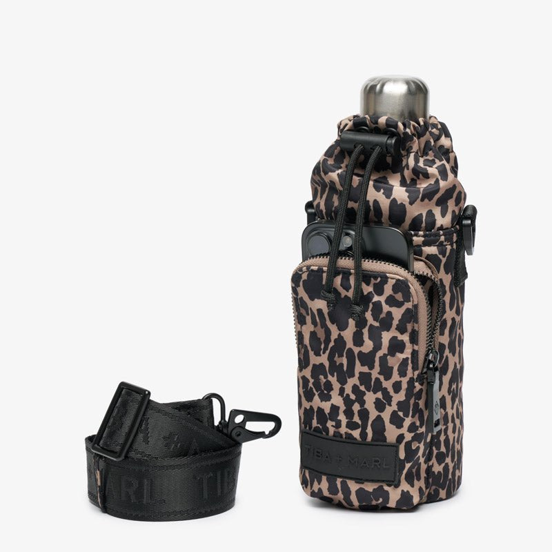 Buy T+M Travel X - Body Insulated Bottle Bag Leopard Print | Bottle Holder for kids by Learning Bugs UK
