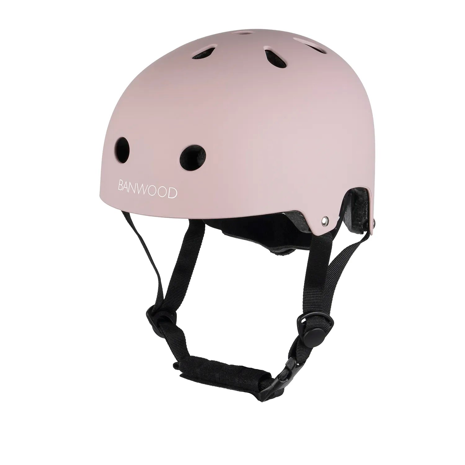 Banwood Classic – Kids Bike & Scooter Helmet (Matte Dusty Pink)