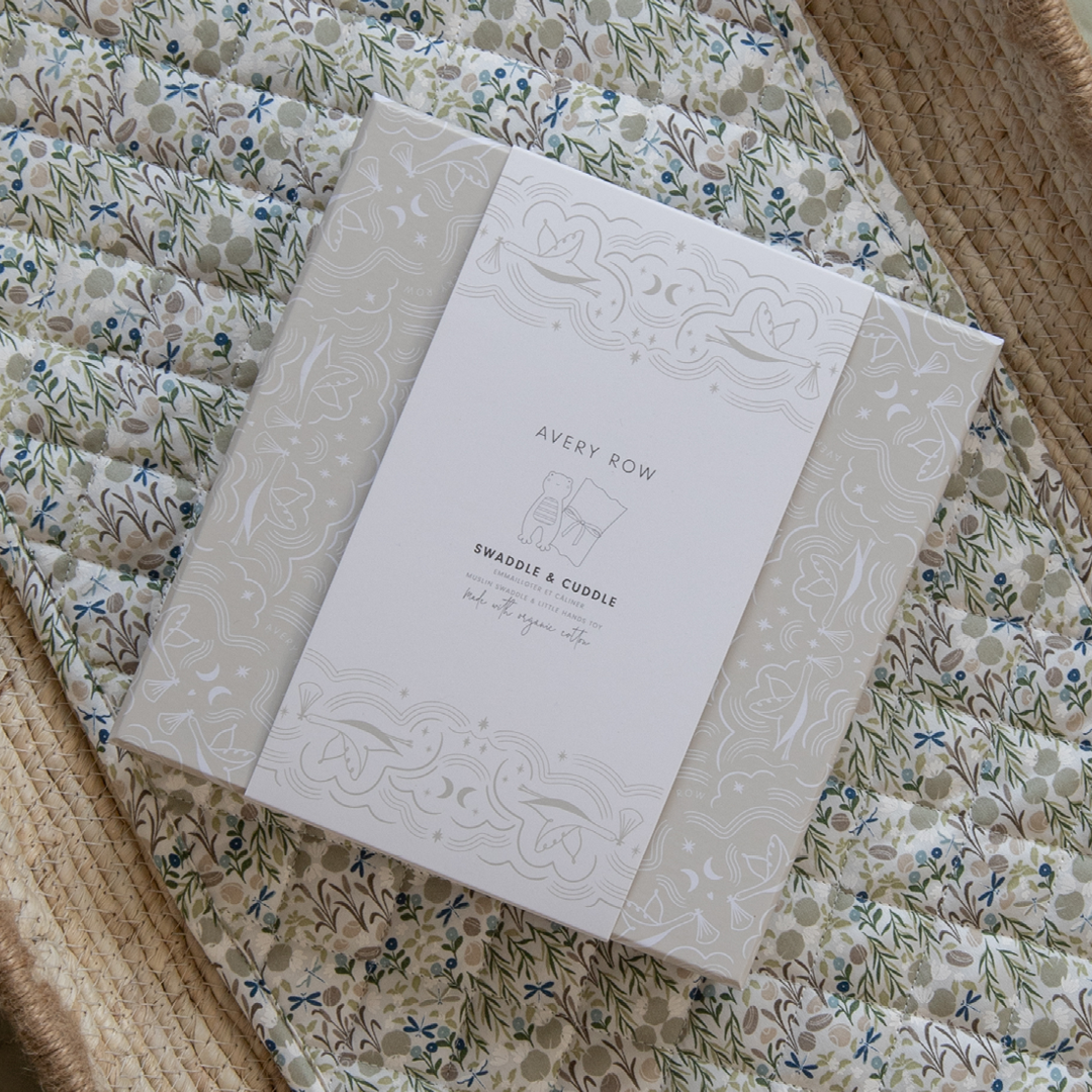 Swaddle & Cuddle New Baby Gift Set - Riverbank