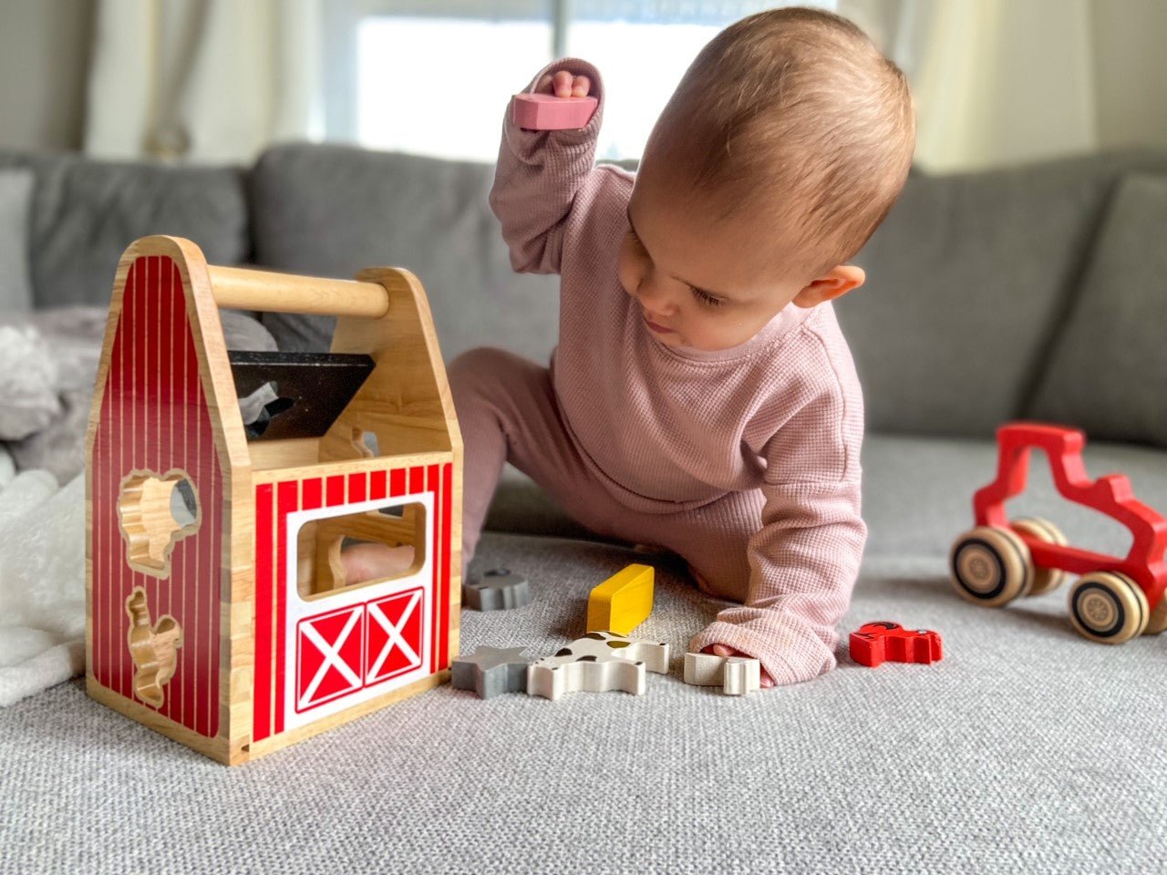 Begin Again Barnyard Shape Sorter by Begin Again - Learning Bugs UK