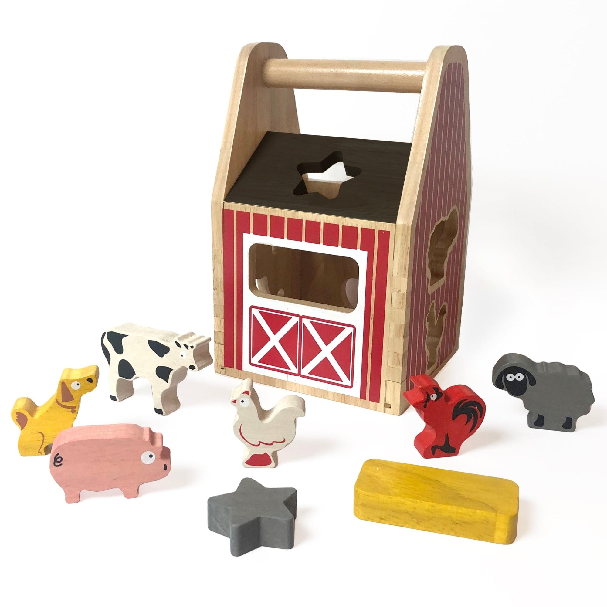 Begin Again Barnyard Shape Sorter by Begin Again - Learning Bugs UK