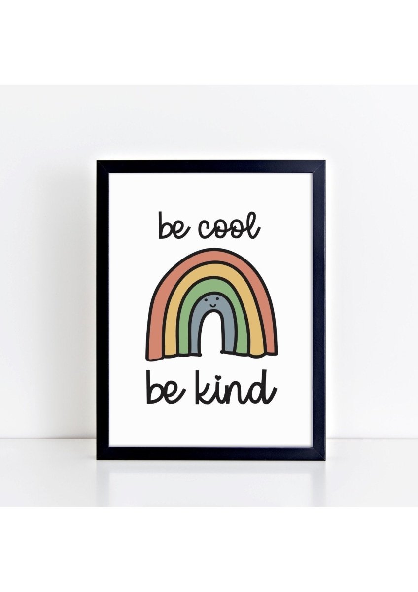 Be Cool Be Kind - Rainbow Retro – Best Sellers for children, available at Learning Bugs UK
