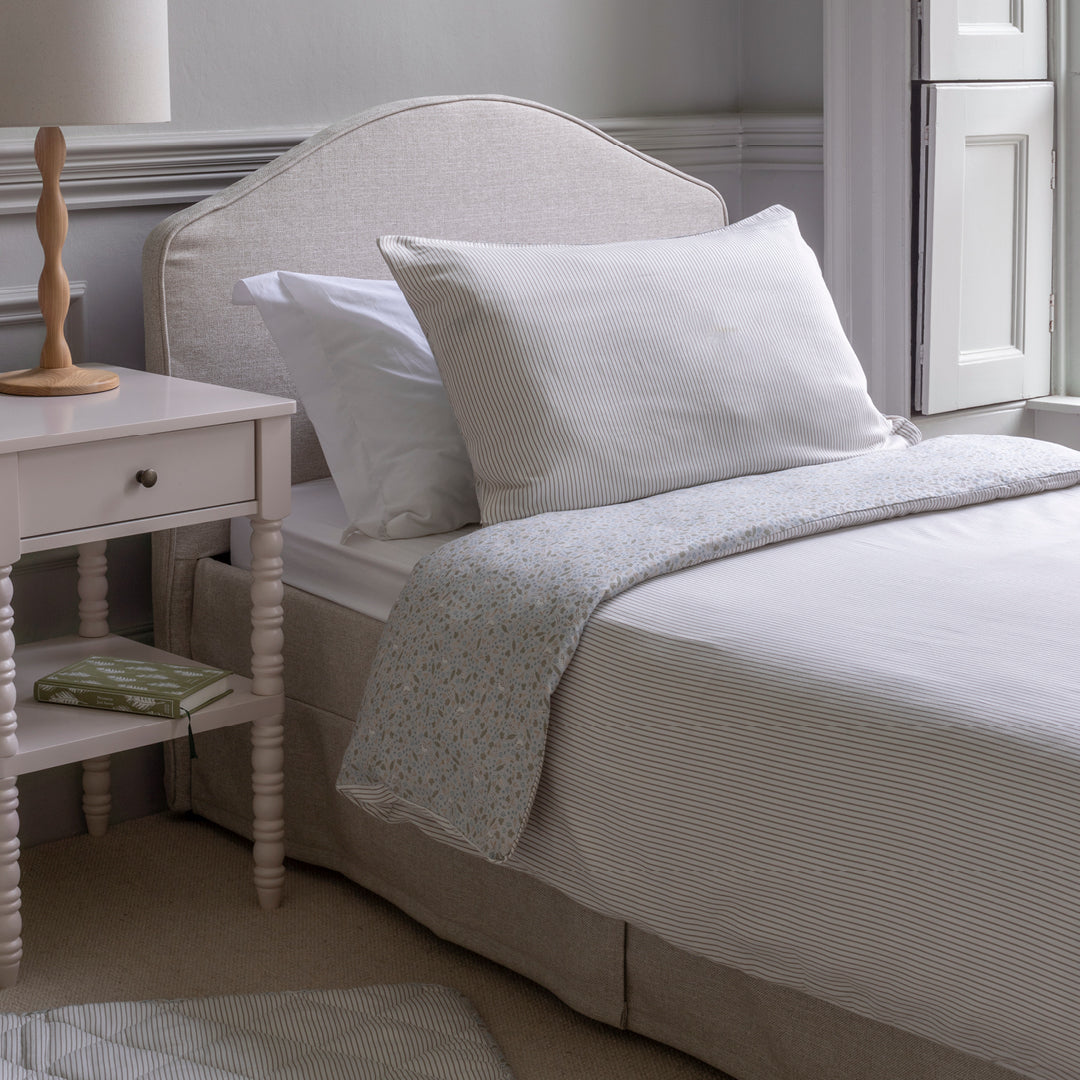 Organic Cotton Single Bedding Set - Stripe