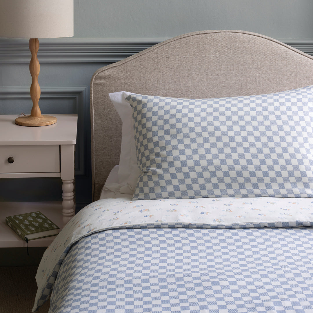 Organic Cotton Single Bedding Set - Waves