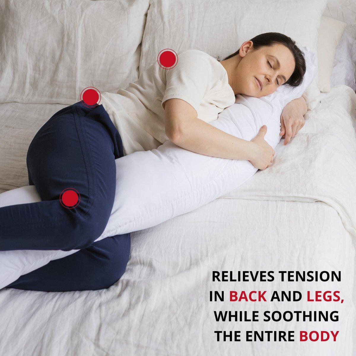 MINICAMP C-Shape Baby Feeding & Pregnancy Pillow with Organic White Cover | Kapok & Latex Blend or PES Filling – Nursing Pillows for children, available at Learning Bugs UK