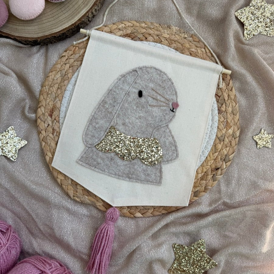 Betsy Bunny Wall Hanging – for children, available at Learning Bugs UK