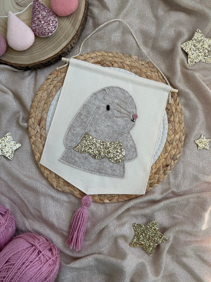 Betsy Bunny Wall Hanging – for children, available at Learning Bugs UK