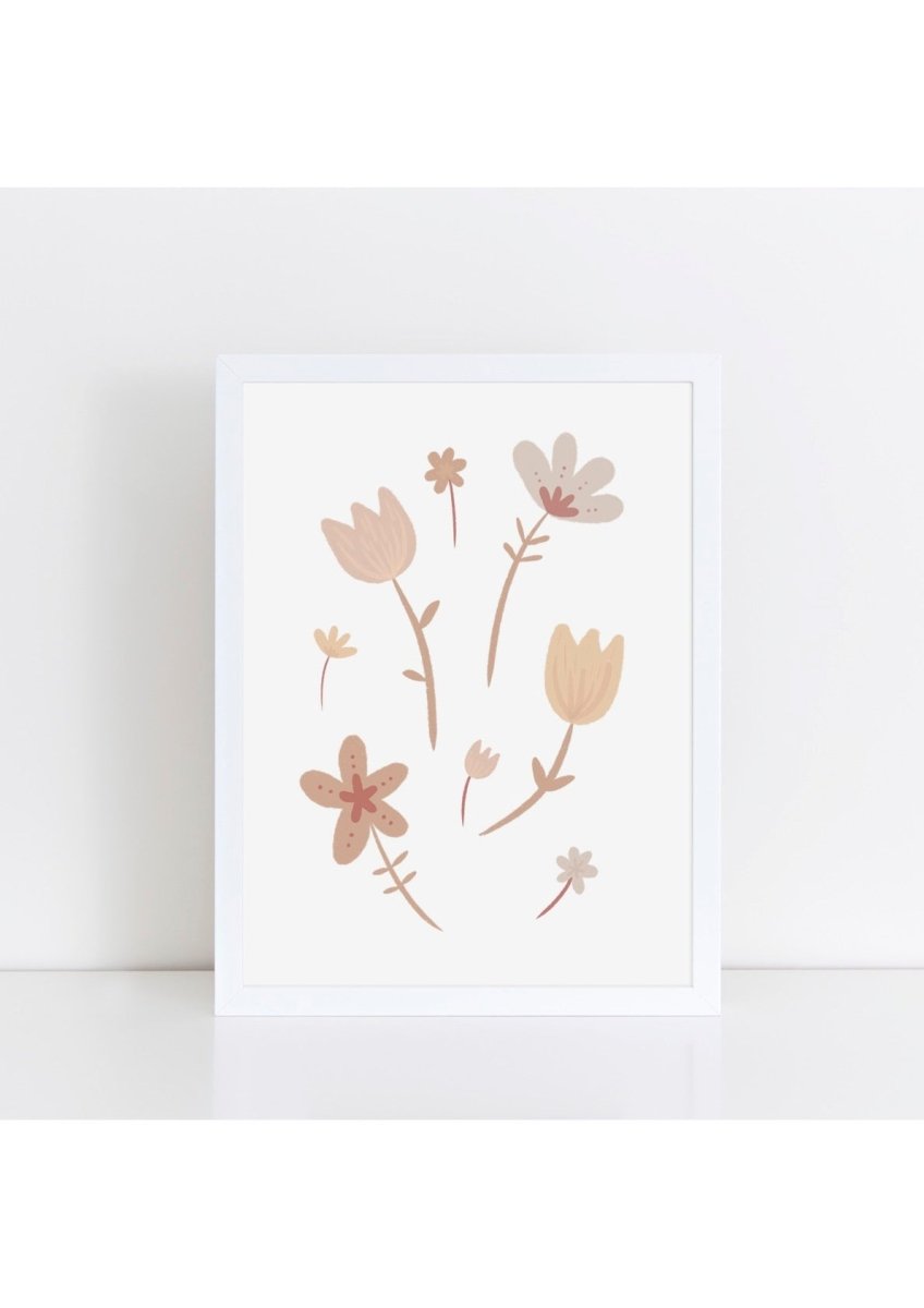 Boho Flowers Print – for children, available at Learning Bugs UK