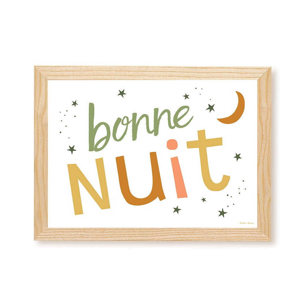 Hibou Design Bonne Nuit Art Print - Autumn – Fine art for children, available at Learning Bugs UK