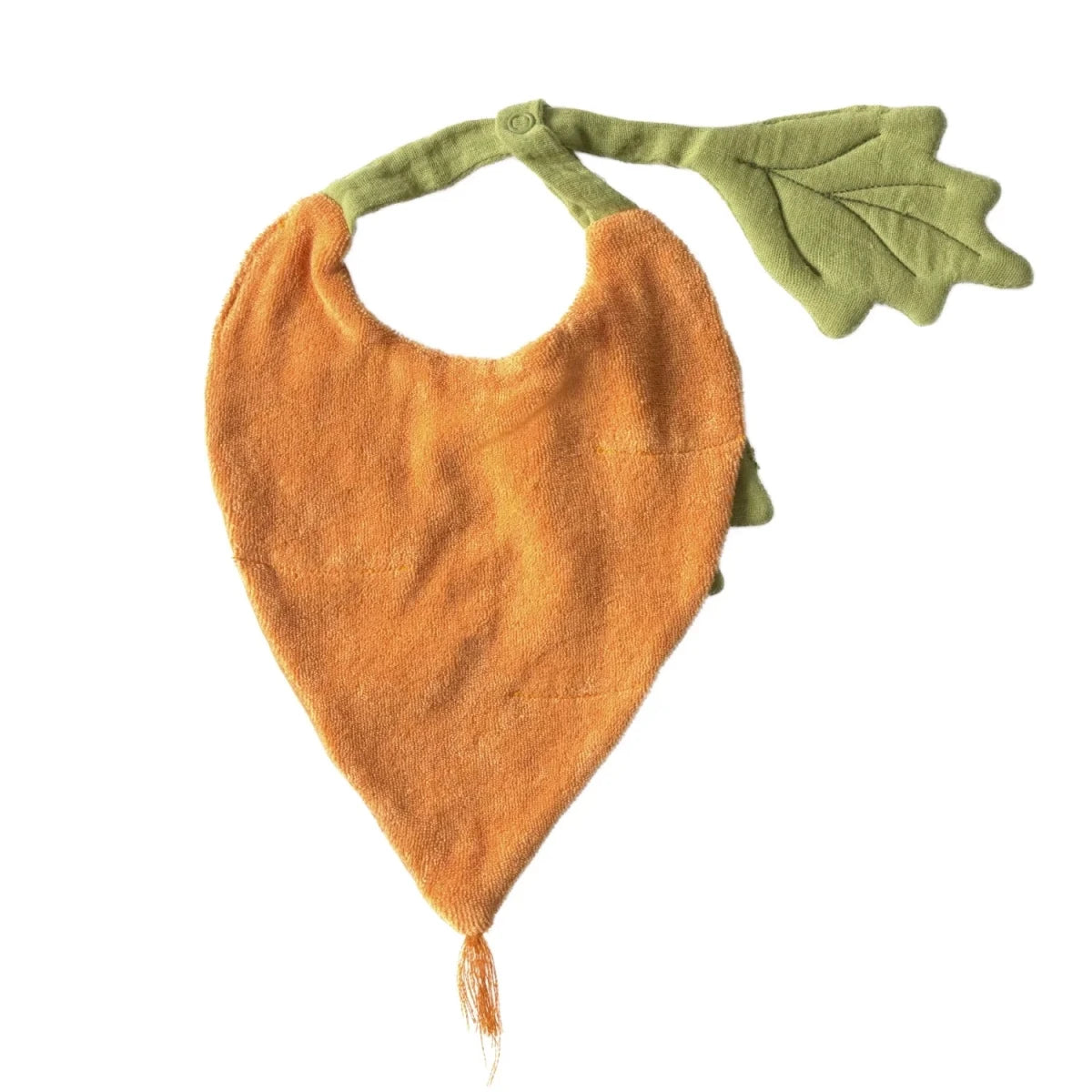 Oli&Carol Cathy the Carrot Feeding Bib – Tableware & Cutlery for children, available at Learning Bugs UK
