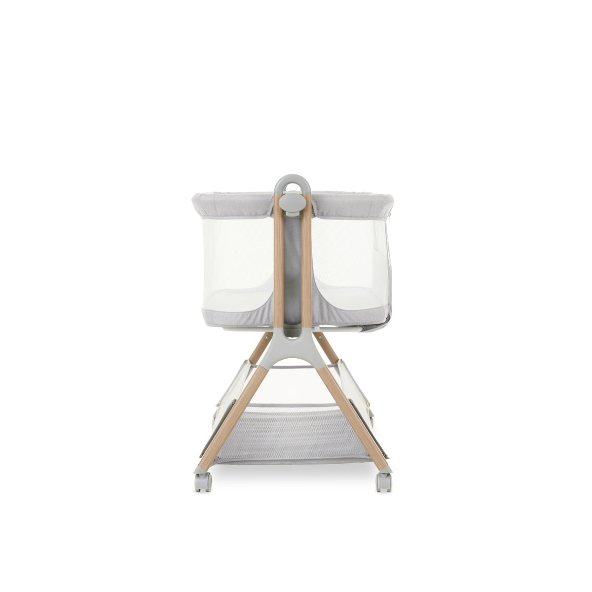 Obaby Cloud Bedside Crib - Grey