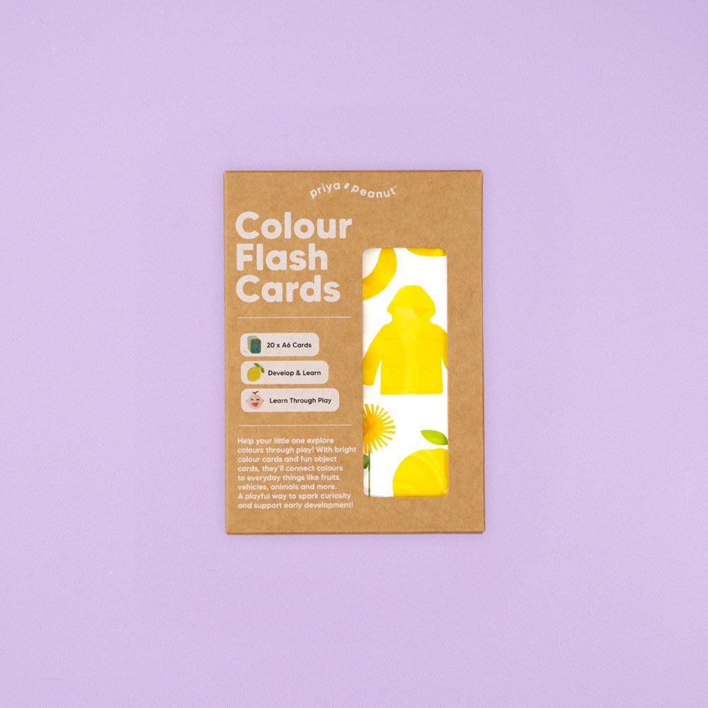 Colour Flash Cards – Development Cards for children, available at Learning Bugs UK