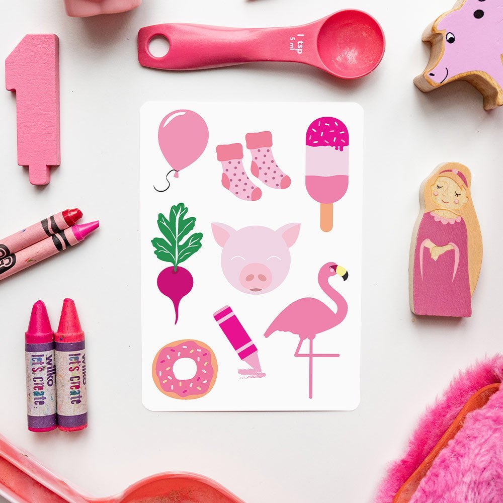 Colour Flash Cards – Development Cards for children, available at Learning Bugs UK