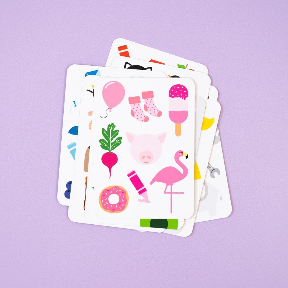 Colour Flash Cards – Development Cards for children, available at Learning Bugs UK