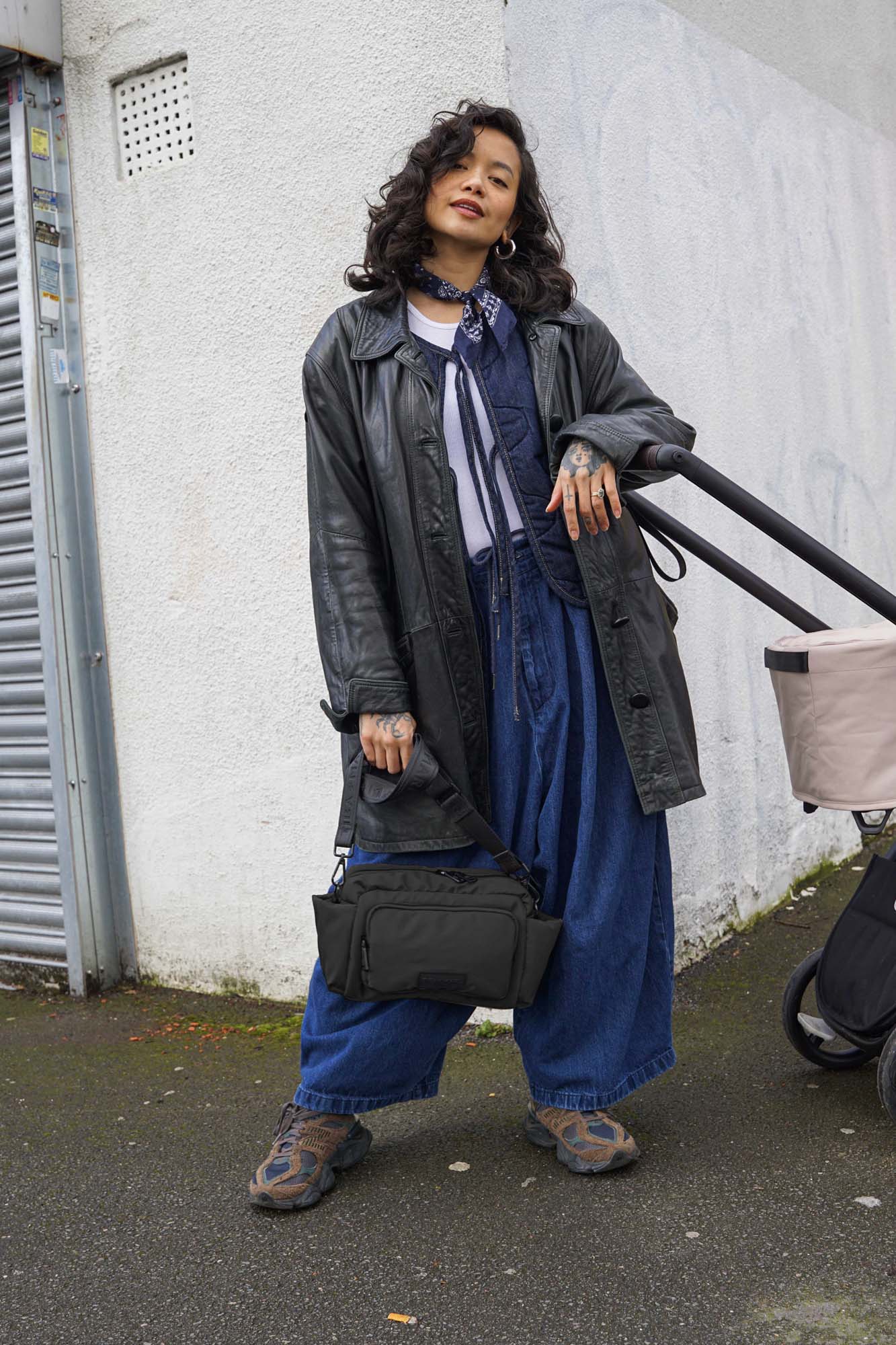 Inka Buggy Organiser Black Woven