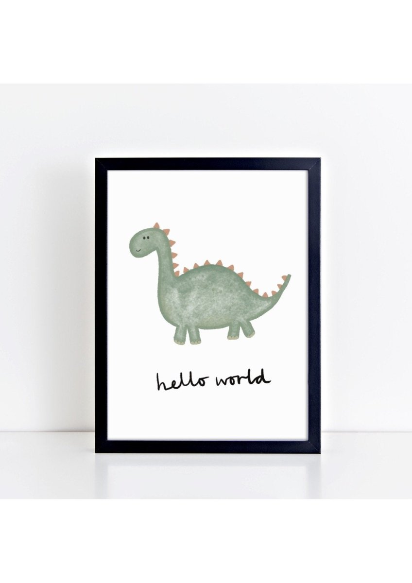 Happy Dinosaur - Hello World – for children, available at Learning Bugs UK