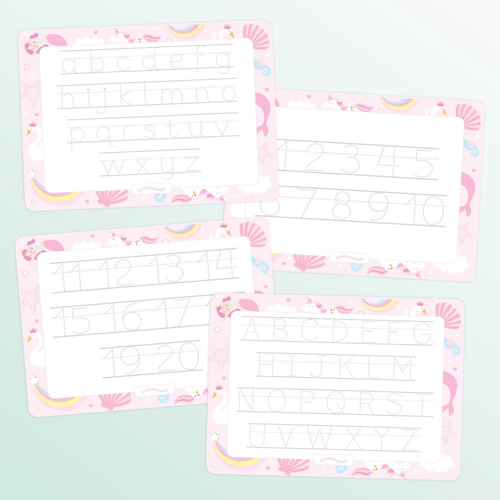 Letters & Numbers Writing Mats – for children, available at Learning Bugs UK