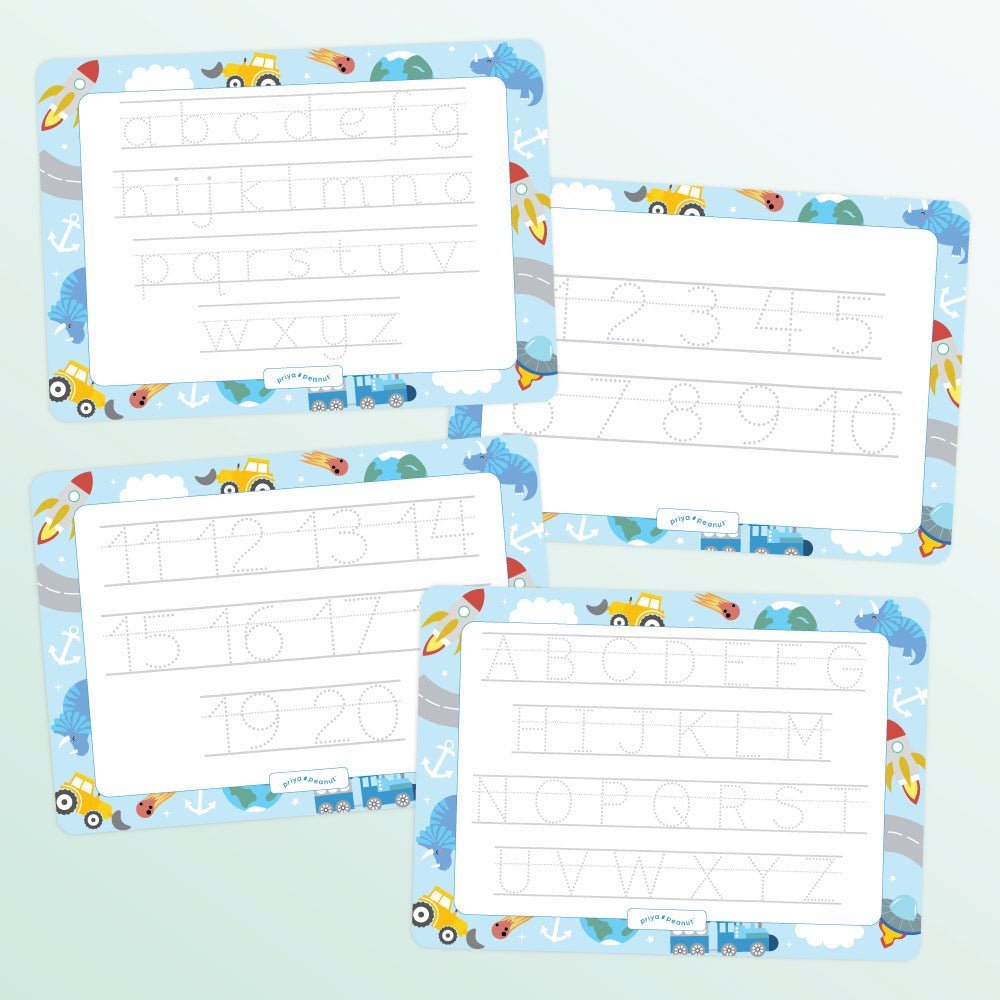 Letters & Numbers Writing Mats – for children, available at Learning Bugs UK