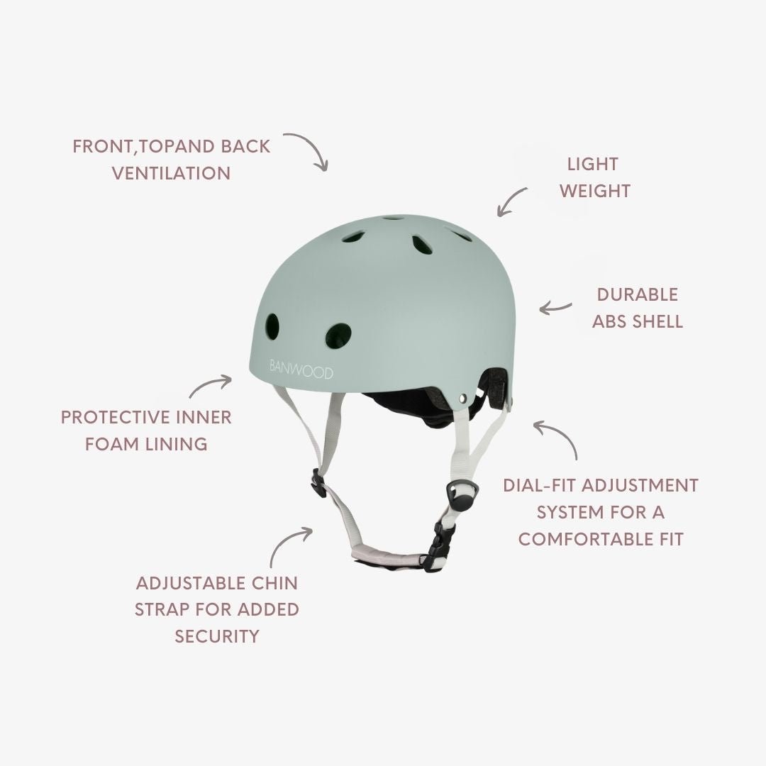 Buy Banwood Eco – Kids Bike & Scooter Helmet (Clay) | ECO HELMET for kids by Learning Bugs UK