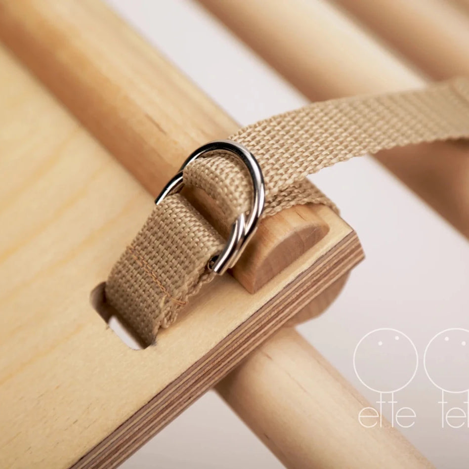 Ette Tete Pikler Triangle with Ramp | Modifiable Montessori Climbing Frame – Climbing Triangle for children, available at Learning Bugs UK