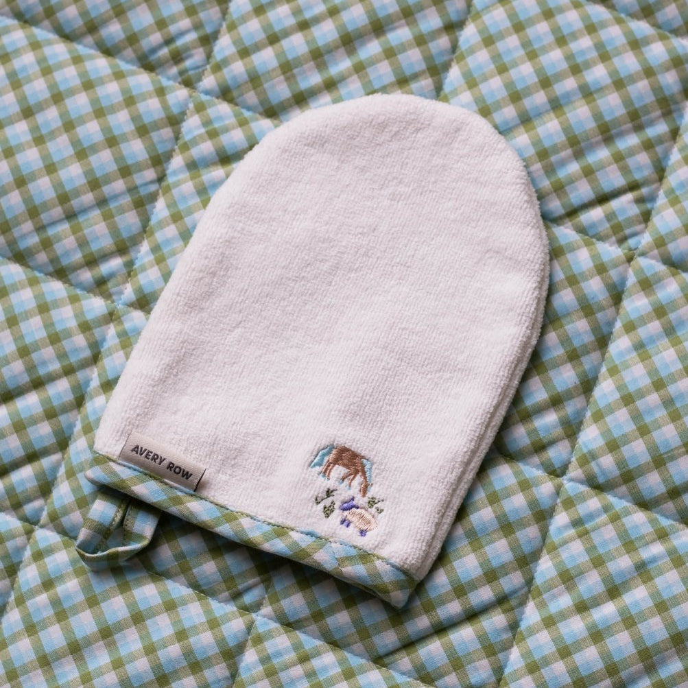 Bath Mitt - Little Farm – Towelling for children, available at Learning Bugs UK