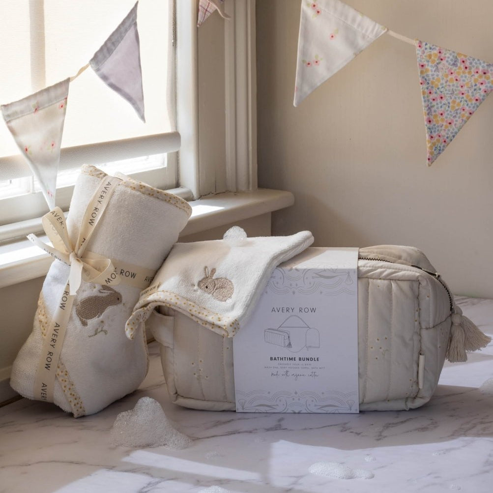 Bathtime Bundle New Baby Gift Set - Chamomile – for children, available at Learning Bugs UK