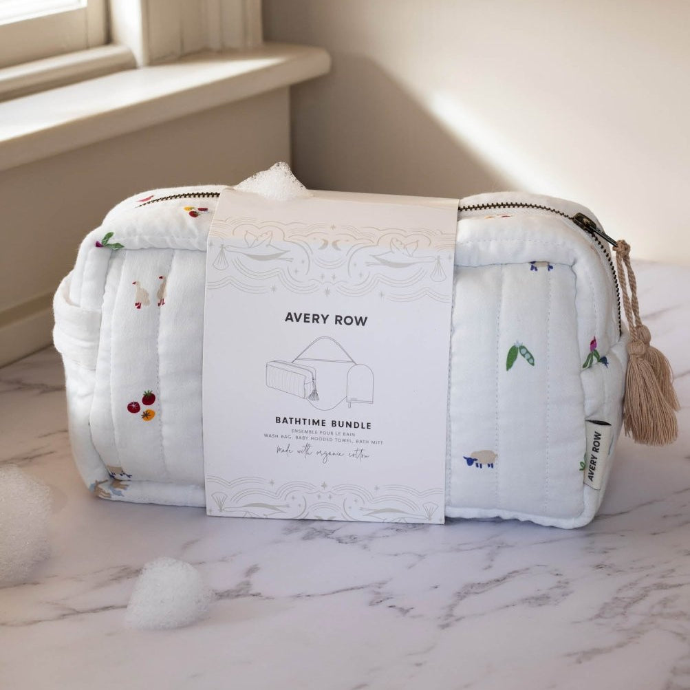 Bathtime Bundle New Baby Gift Set - Little Farm – for children, available at Learning Bugs UK