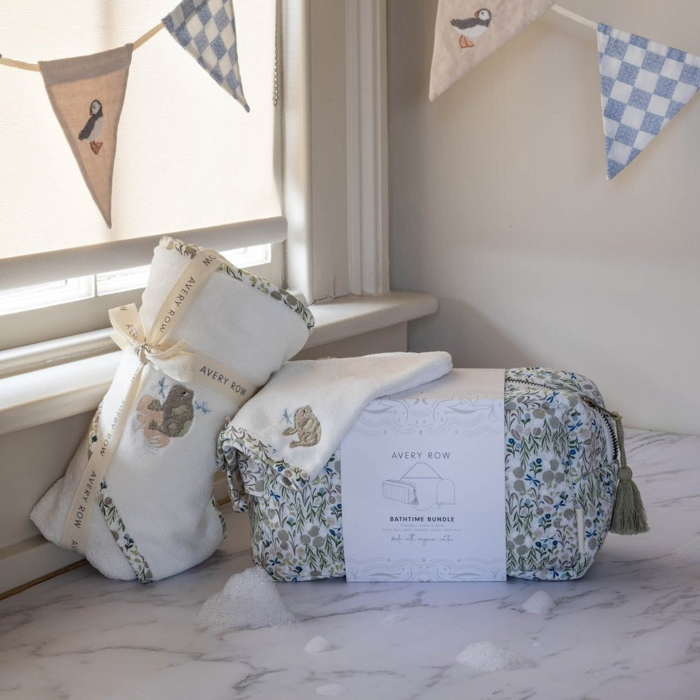 Bathtime Bundle New Baby Gift Set - Riverbank – for children, available at Learning Bugs UK